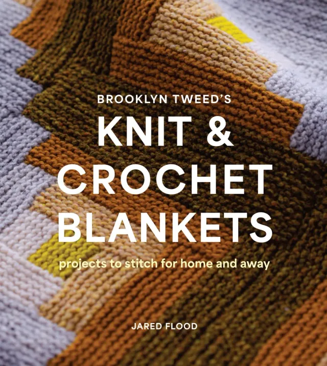 Brooklyn Tweed Knit and Crochet Blankets strikkebok pocket