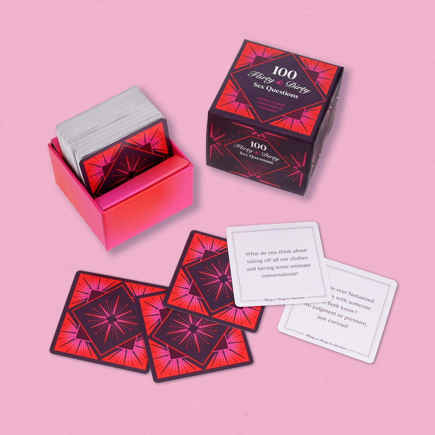 Chronicle 100 Flirty & Dirty Sex Questions kortstokk parsamtale