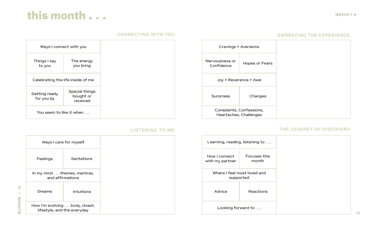 9 Months of Wonder gravid dagbok journal mor