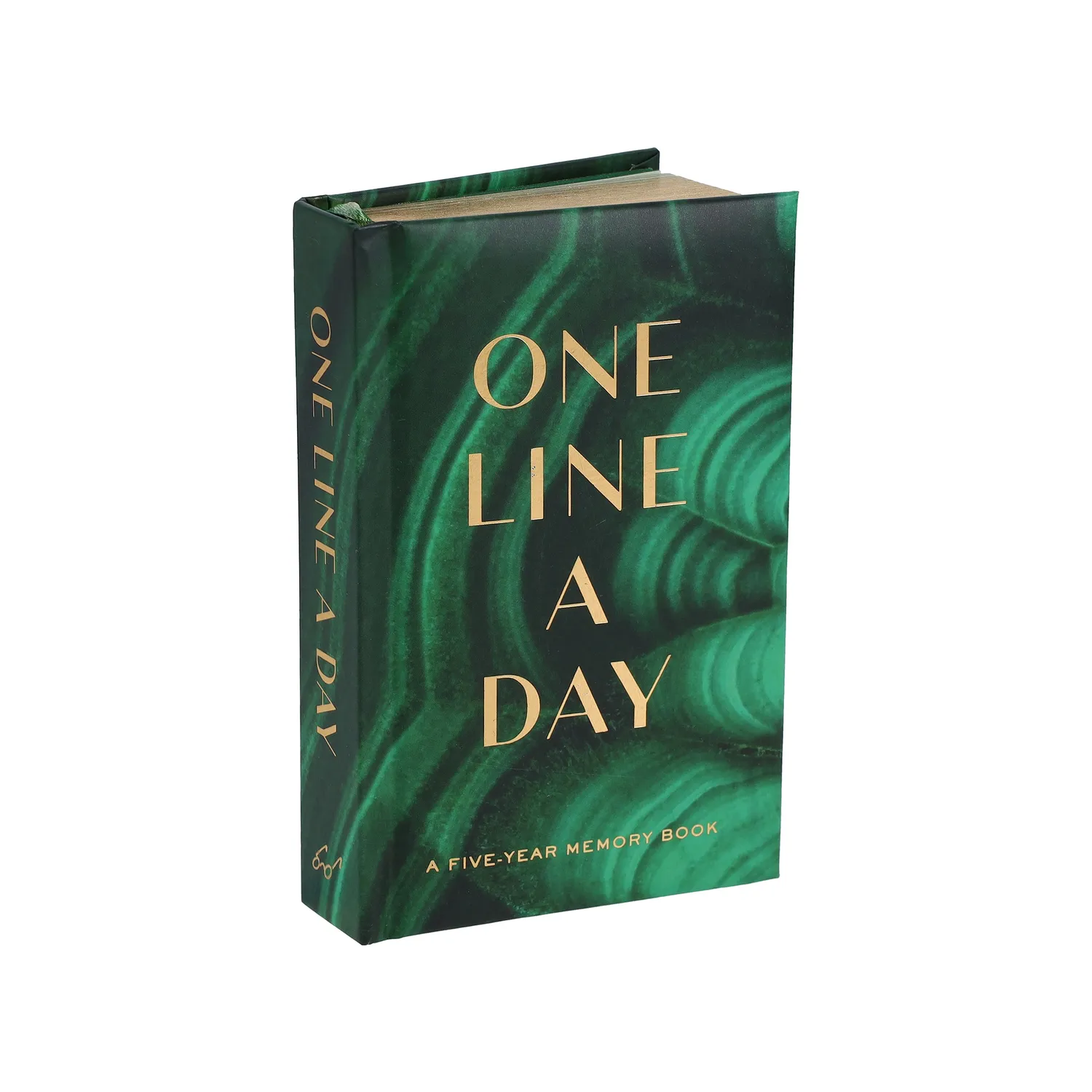 Abrams & Chronicle Books One Line a Day Malachite Green dagbok