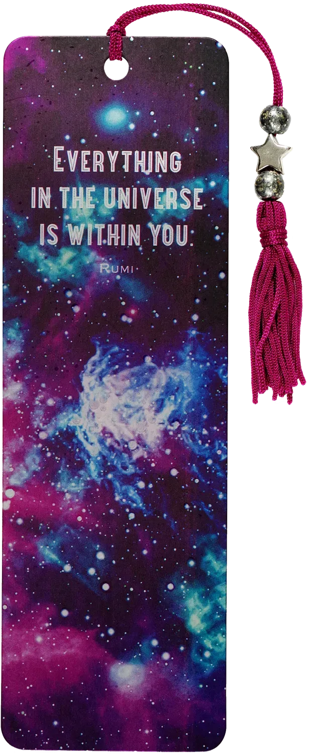 Peter Pauper Press Galaxy bokmerke perler dusk linjal