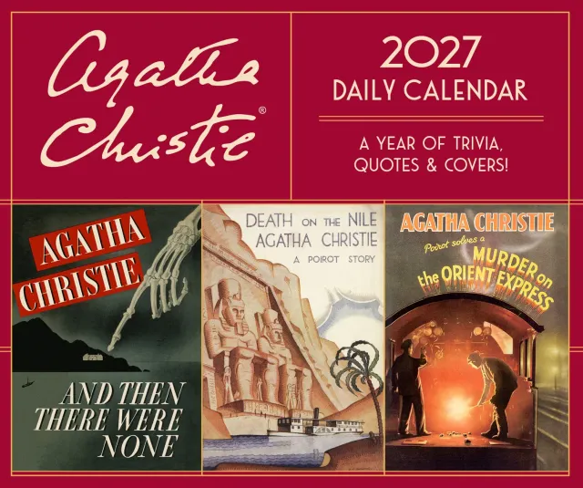 Abrams & Chronicle Books Agatha Christie 2027 kalender