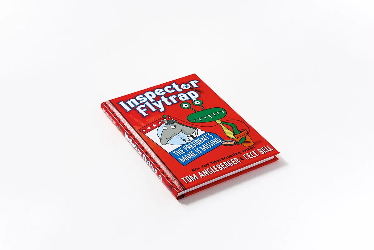 Abrams Inspector Flytrap 2 innbundet barnebok humor