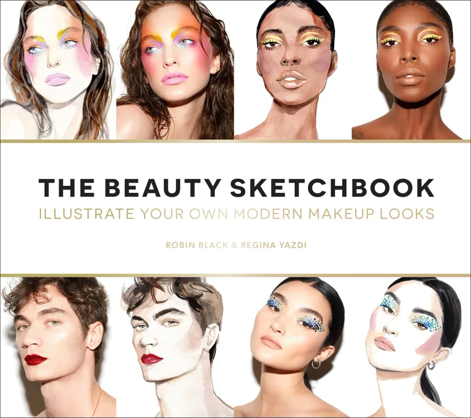 Chronicle Books The Beauty Sketchbook tegnebok sminke