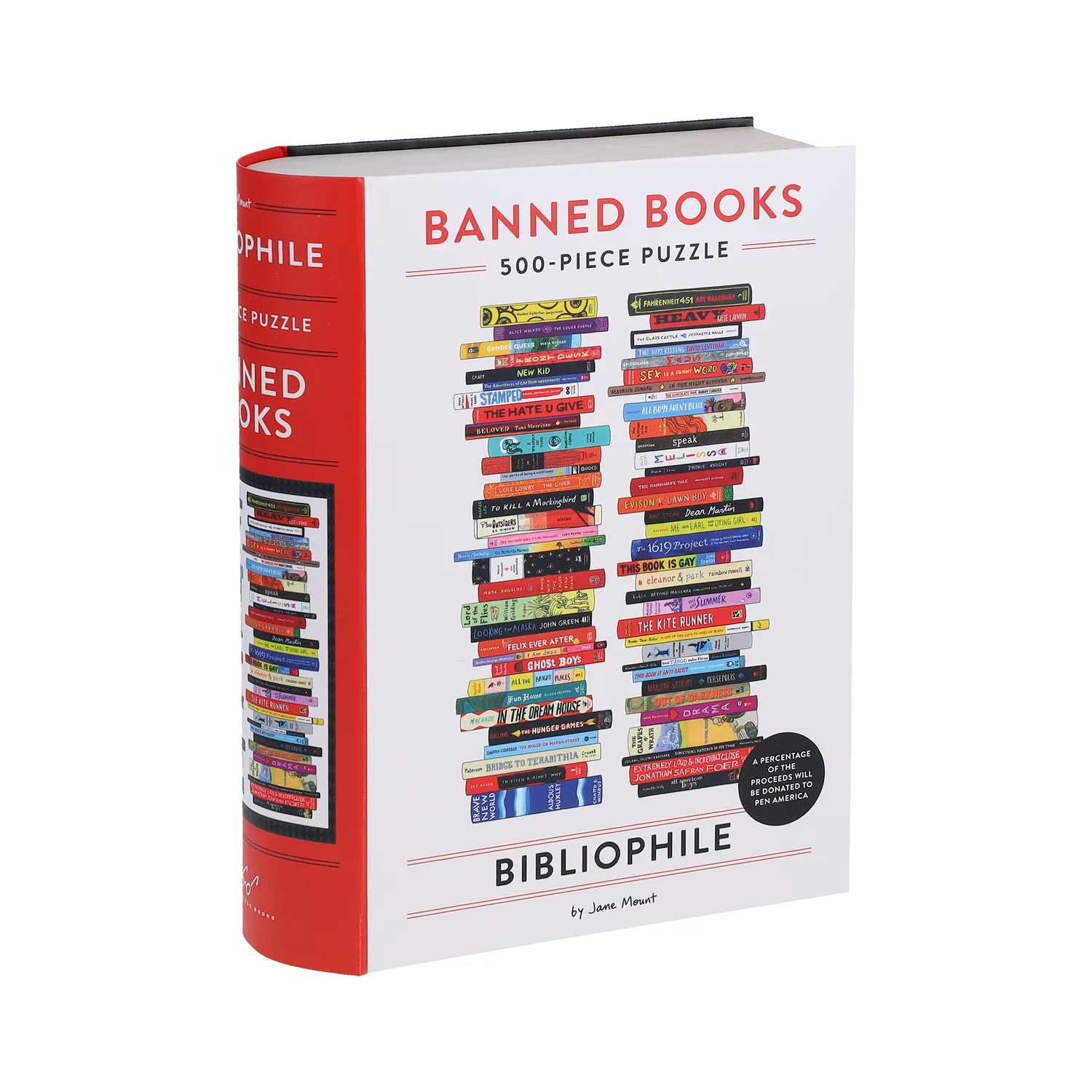 Abrams and Chronicle Bibliophile Banned Books puslespill 500 brikker