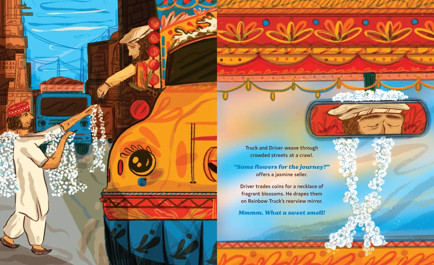 Chronicle Books Rainbow Truck innbundet bildebok