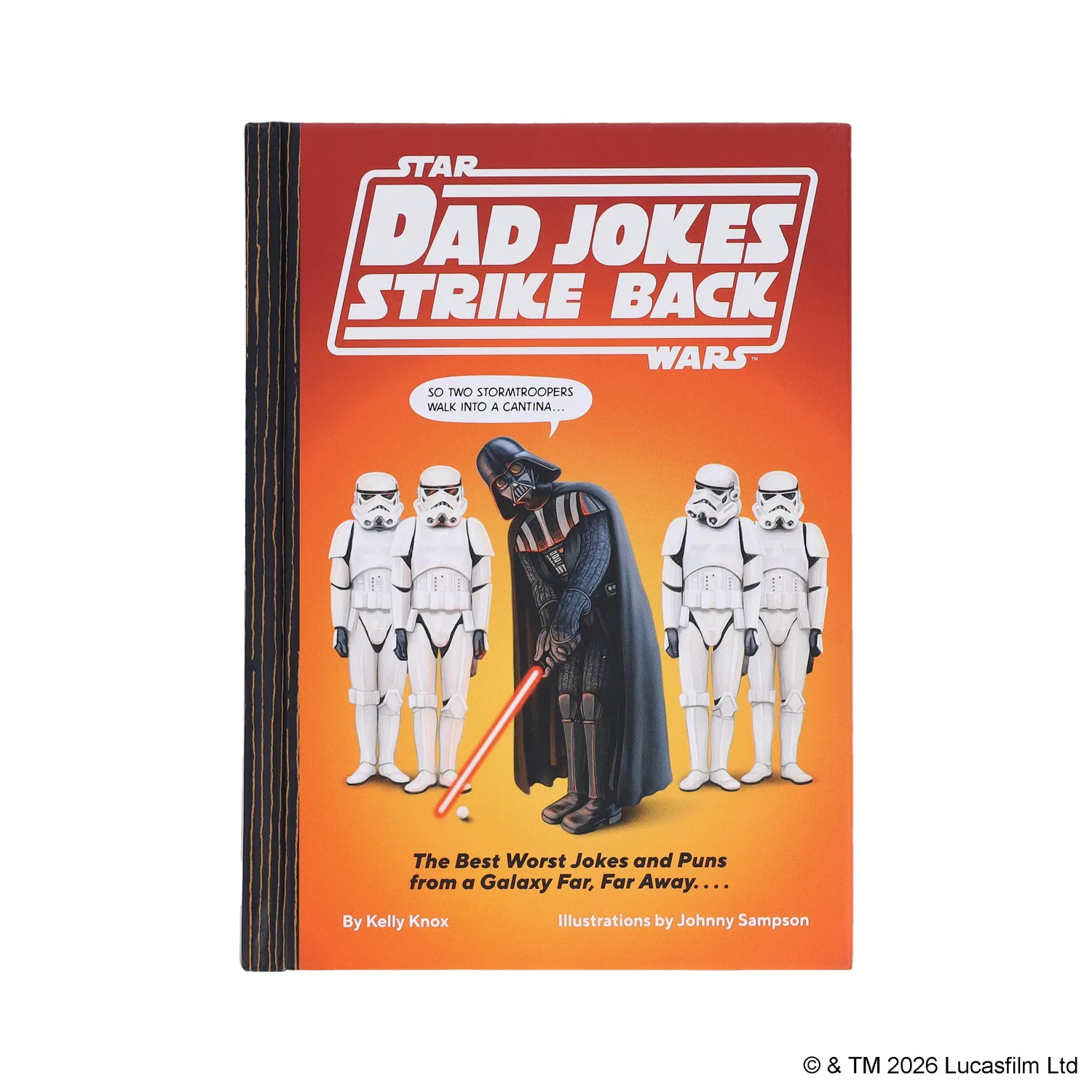 Star Wars Dad Jokes Strike Back vitsebok innbundet