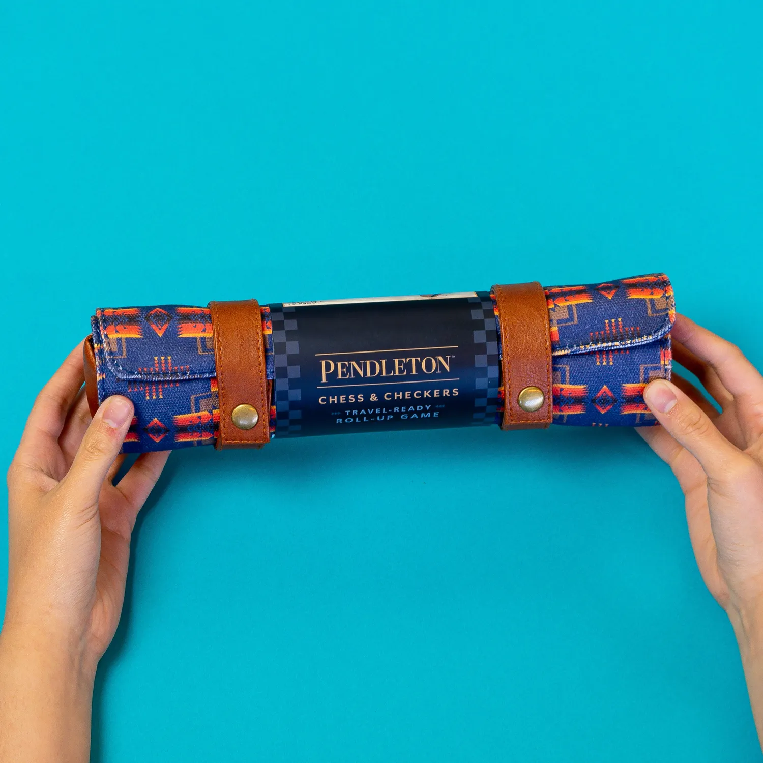 Pendleton Chess & Checkers reisespill sjakk rullbar