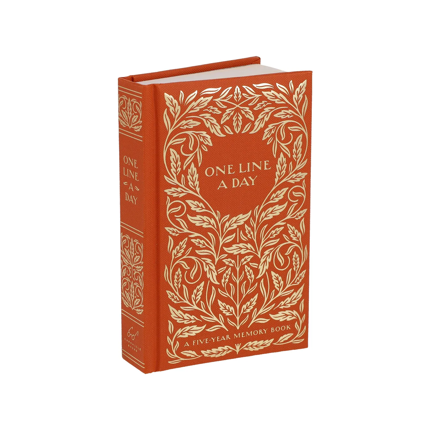 Chronicle Books Gilded One Line a Day minnebok 5 år
