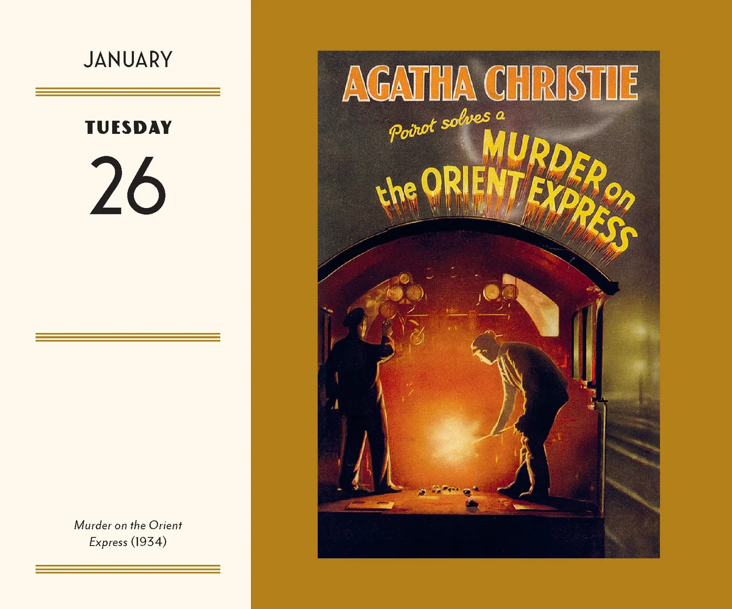 Abrams & Chronicle Books Agatha Christie 2027 kalender