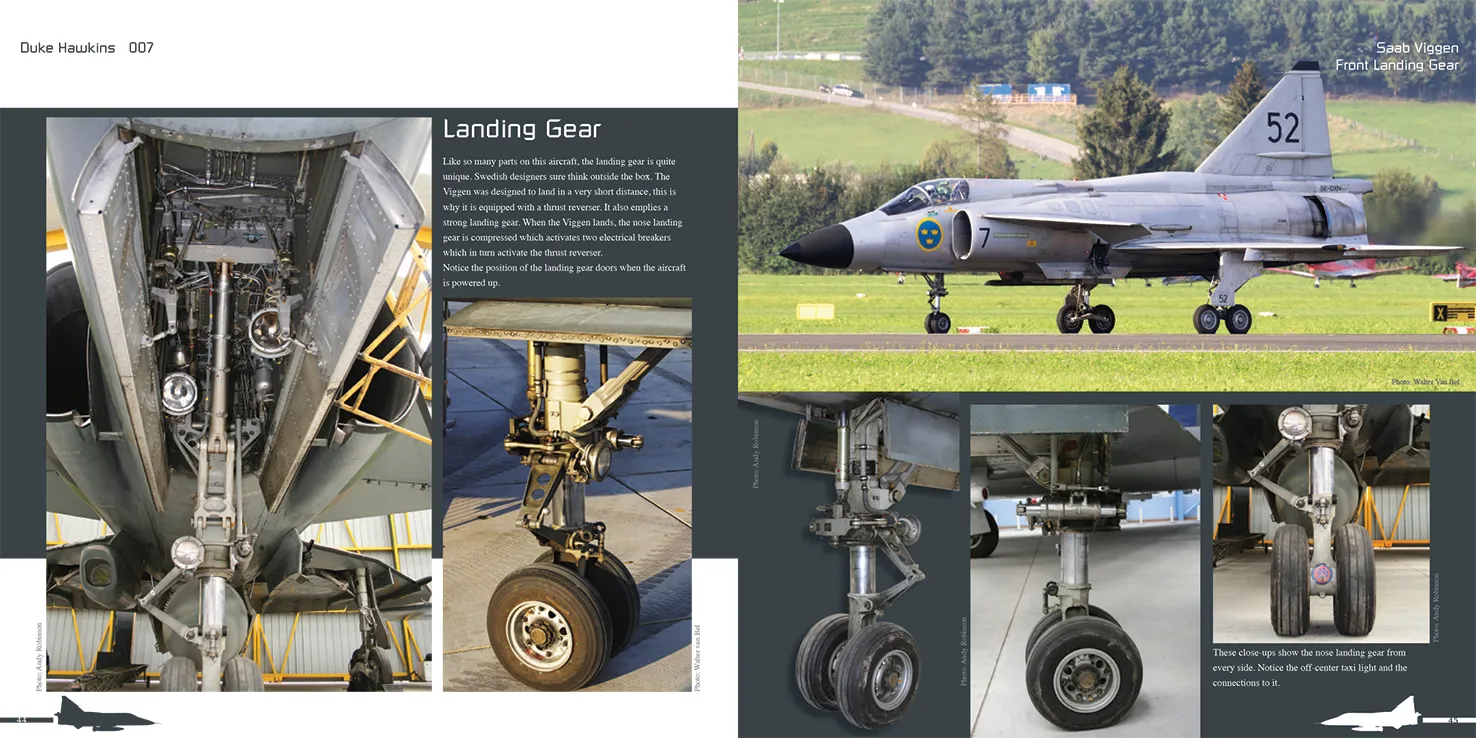 Duke Hawkins Saab AJ37 Viggen bok 84 sider dobbeltdelta