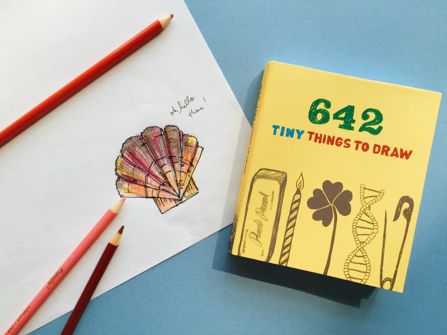 Abrams and Chronicle 642 Tiny Things to Draw tegnebok pocket