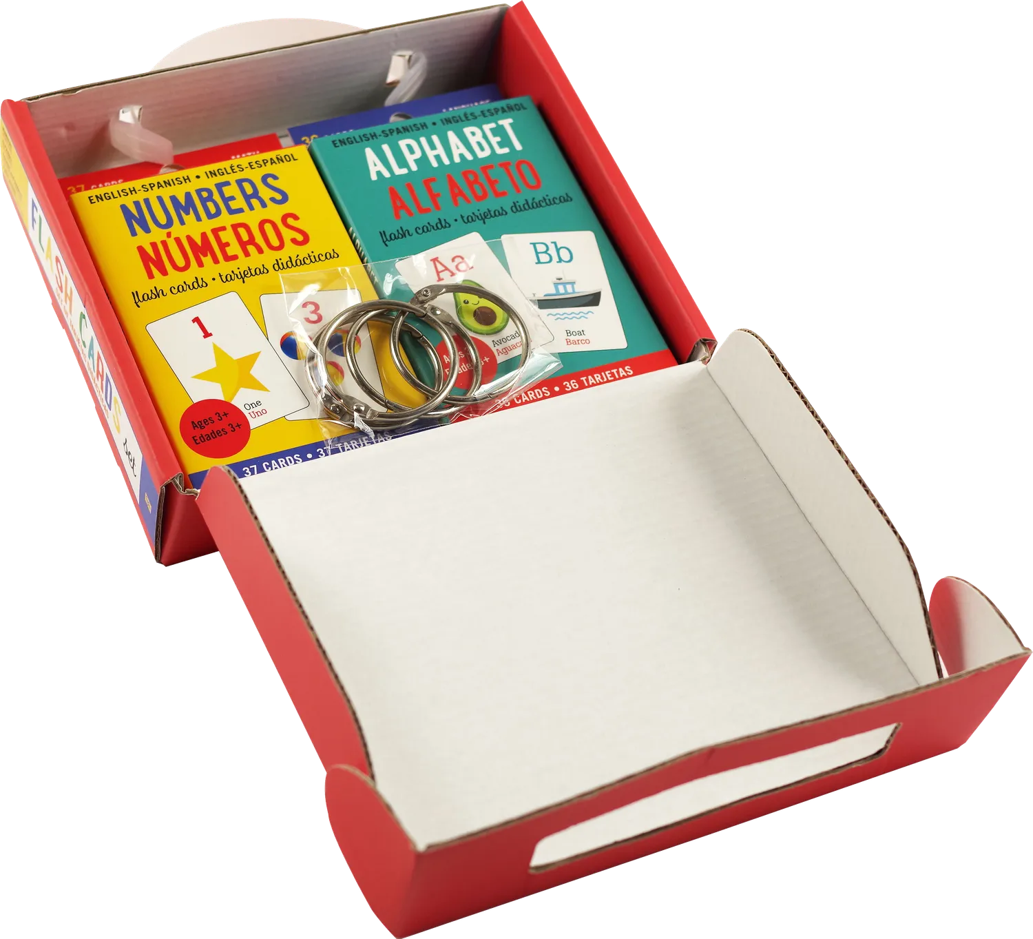 Peter Pauper Press Bilingual flashkort 4-pakning 145 kort