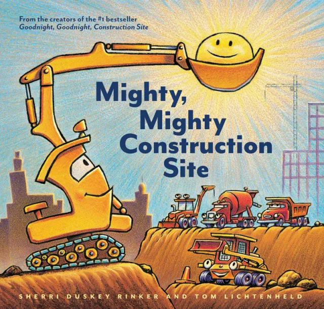 Chronicle Books Mighty Mighty Construction Site barnebok innbundet