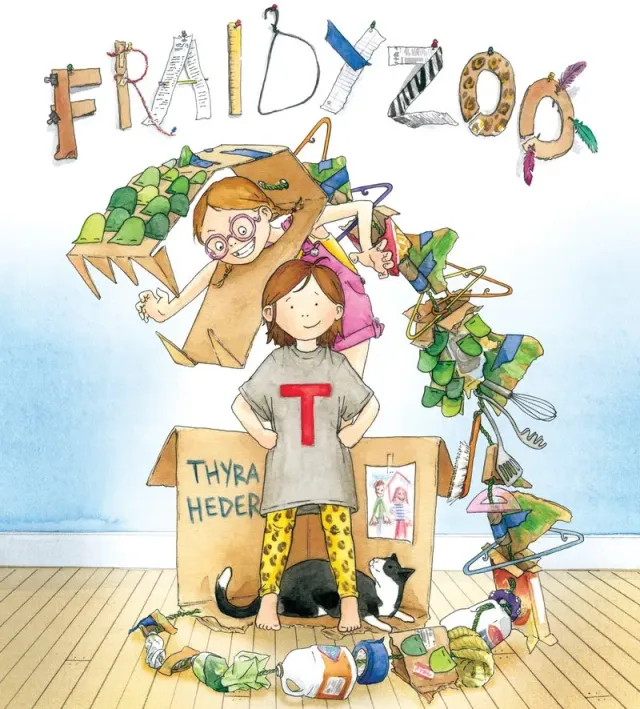 Abrams Fraidyzoo innbundet bildebok alfabet