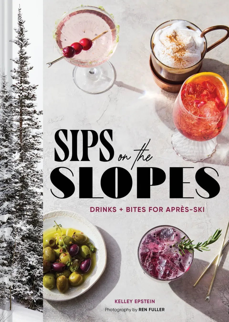 Sips on the Slopes cocktailbok innbundet après-ski