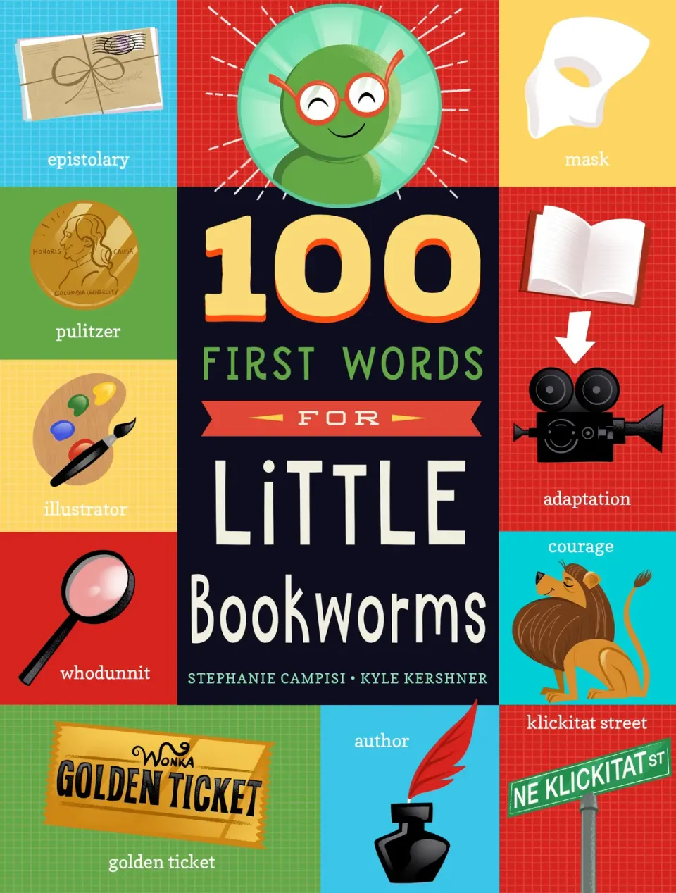 Familius 100 First Words for Little Bookworms kartonert bok – baby