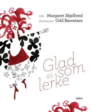Bokia Glad som ei lerke innbundet bok pent brukt gavebok