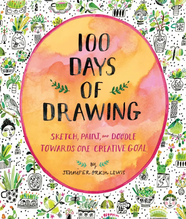Abrams Noterie 100 Days of Drawing skissebok tegneglede