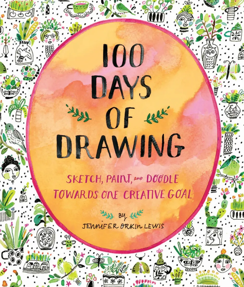 Abrams Noterie 100 Days of Drawing skissebok tegneglede