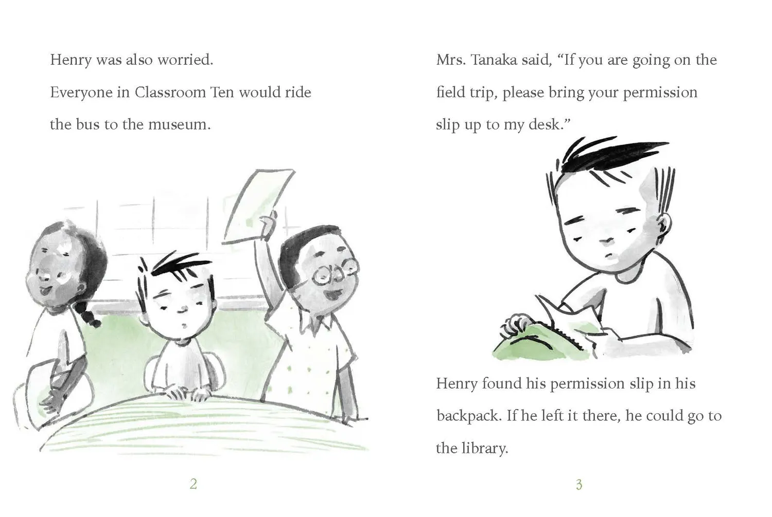 Henry and the Something New Book 2 pocket barnebok autisme
