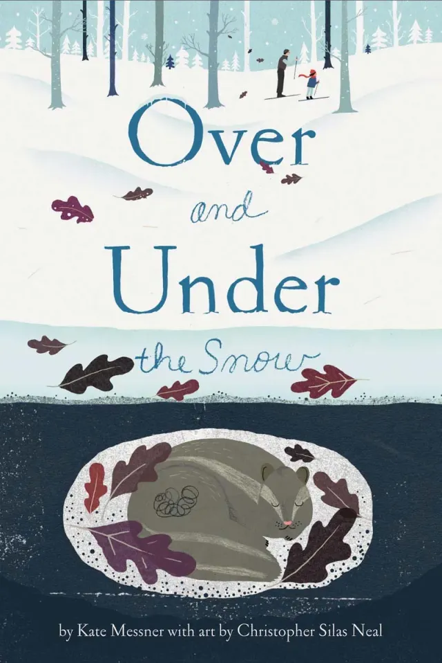 Chronicle Books Over and Under the Snow barnebok vinter