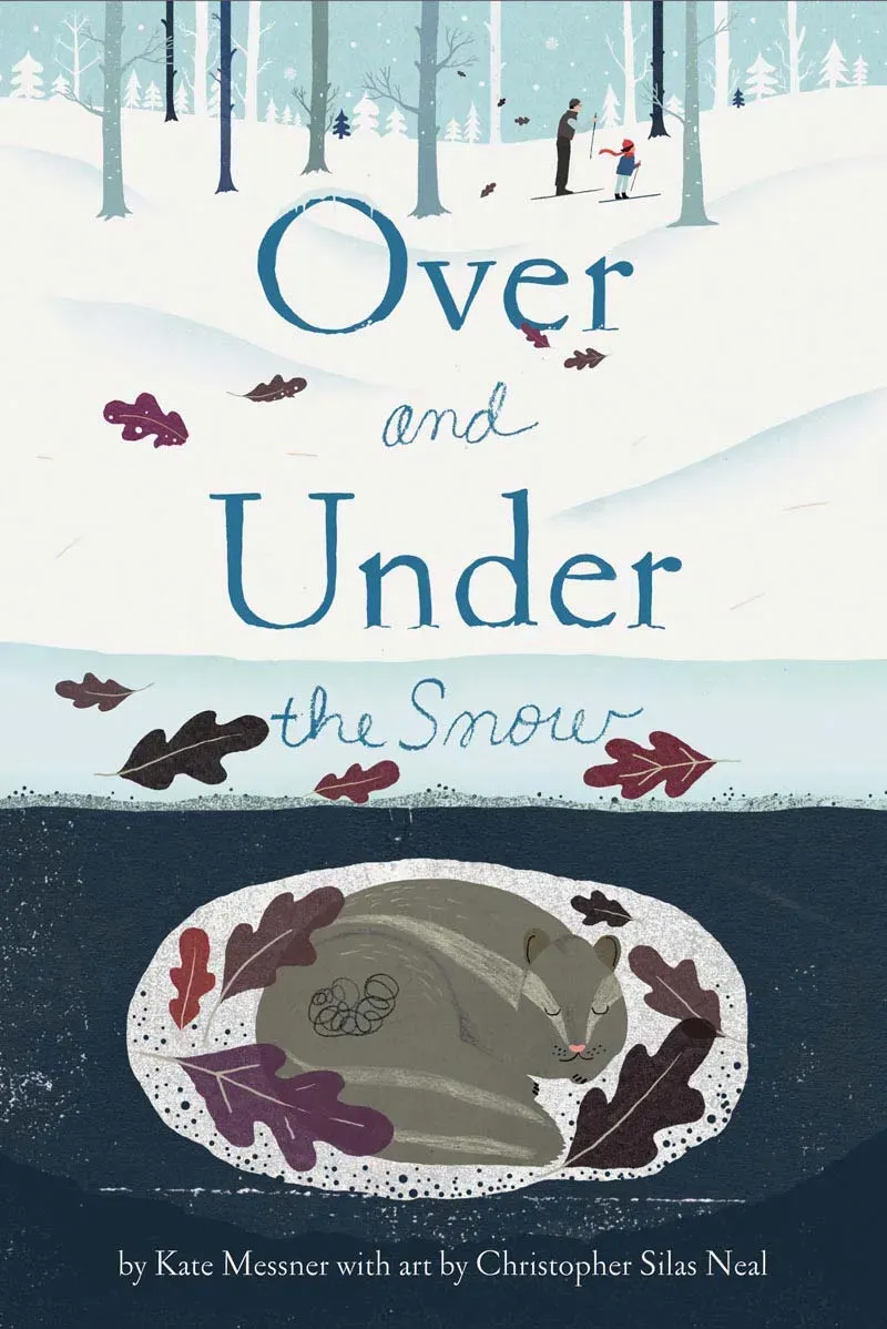 Chronicle Books Over and Under the Snow barnebok innbundet – vinter