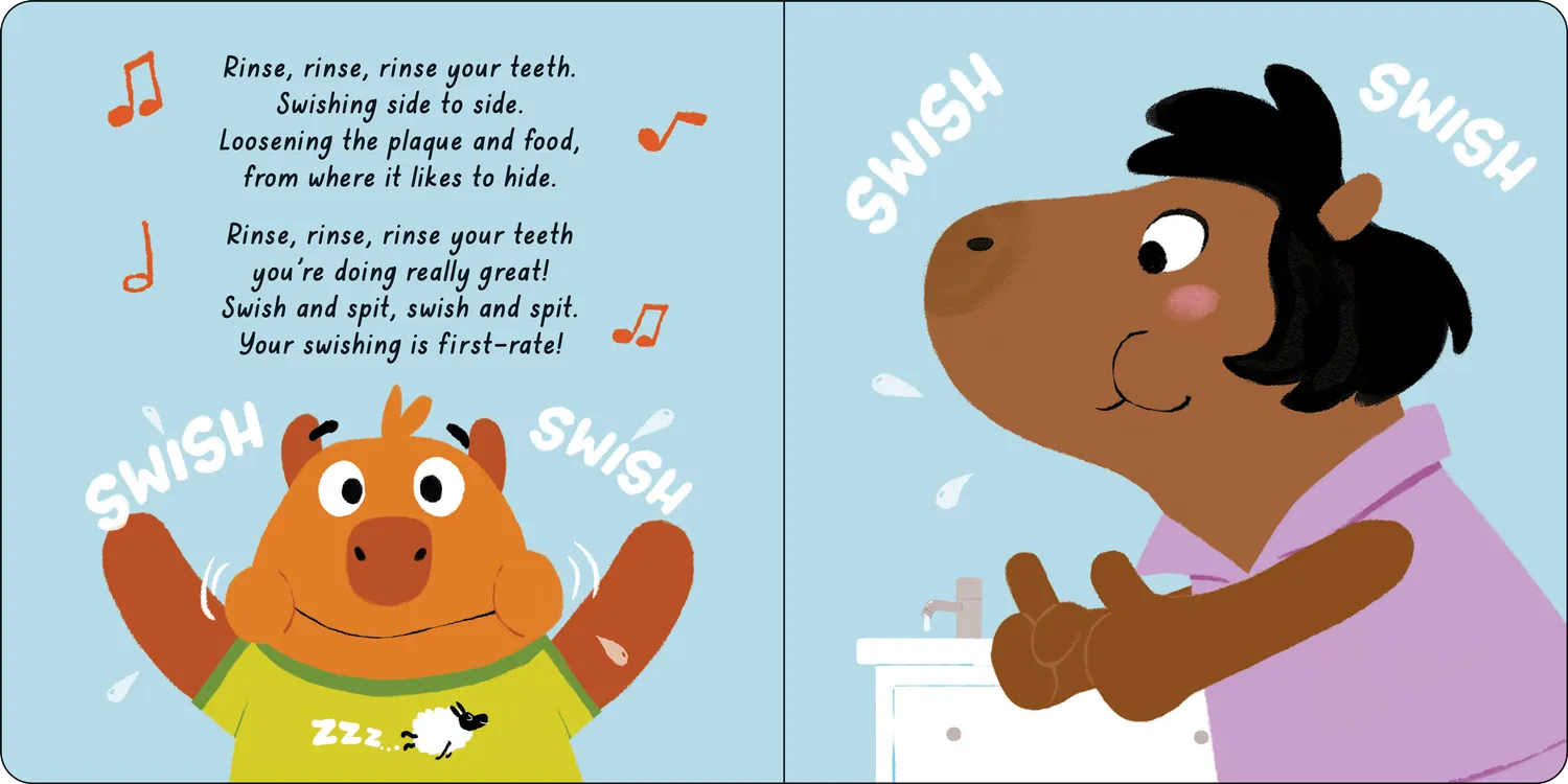 Peter Pauper Press Brush Brush Brush Your Teeth pekebok tannpuss