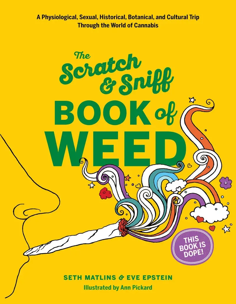 Abrams Image Scratch Sniff Book of Weed innbundet gavebok