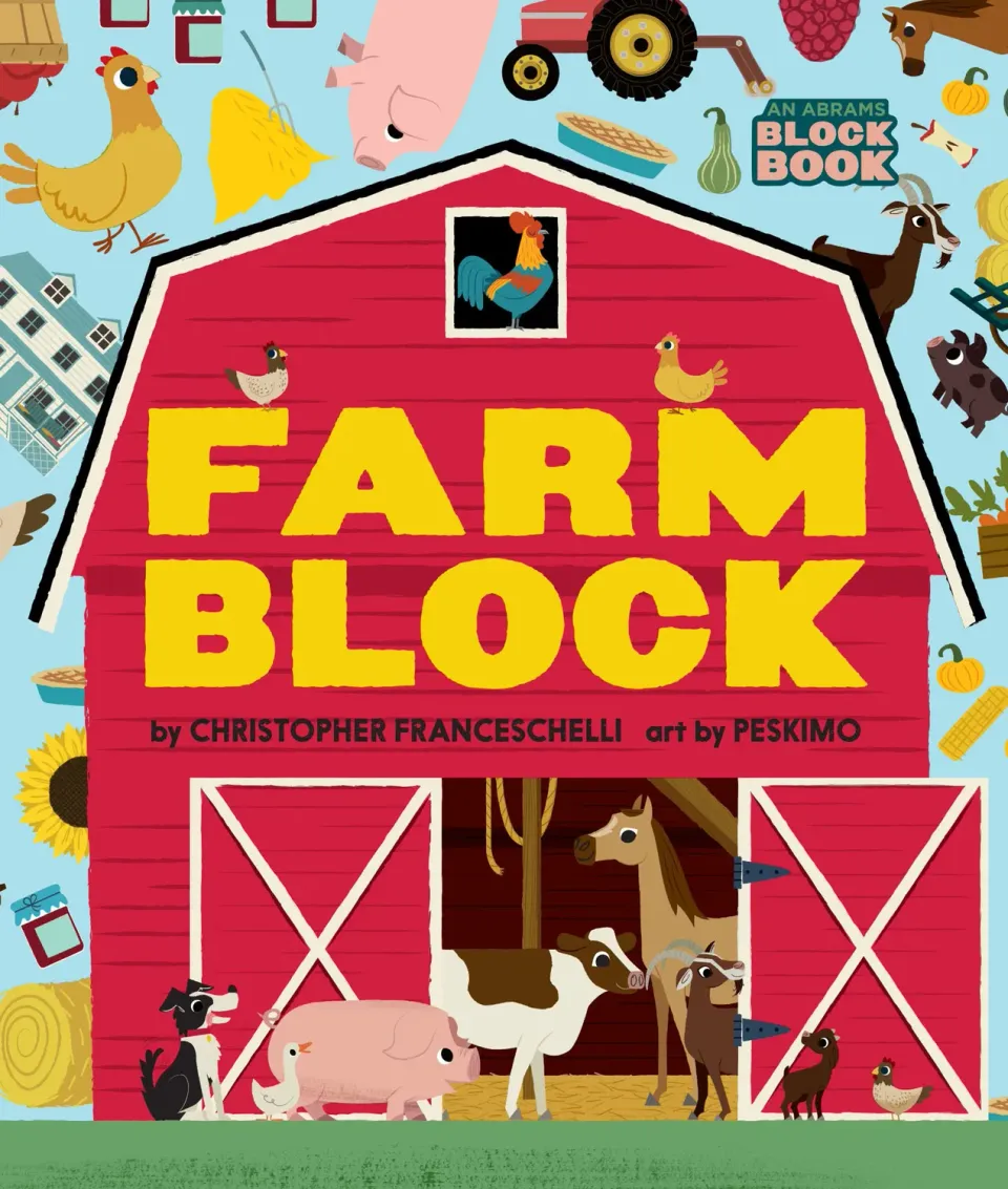Abrams & Chronicle Books Farmblock pappbok årstider 0–3 år