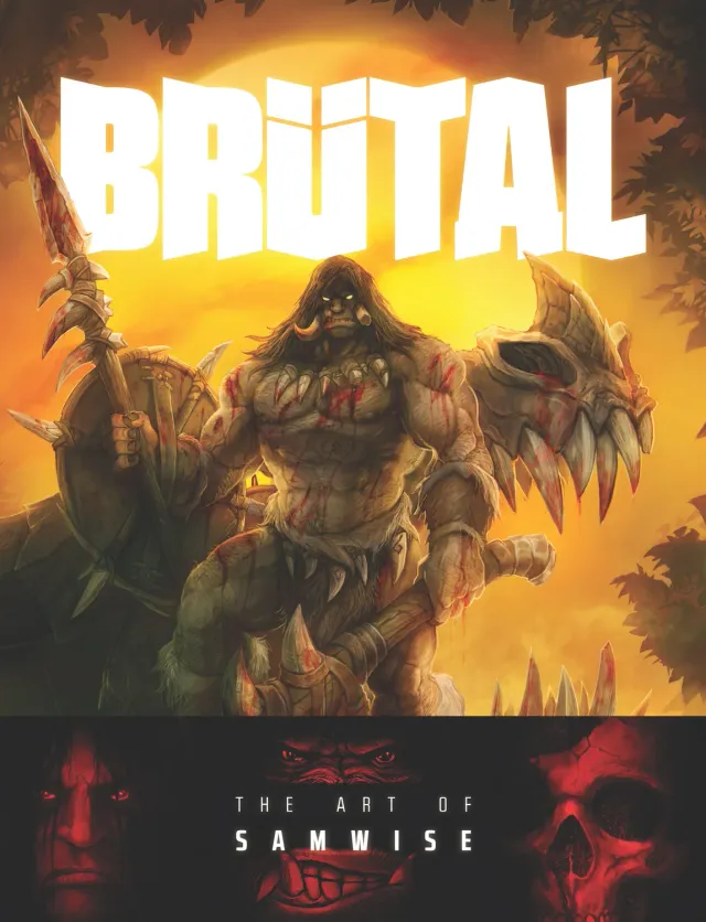 Chronicle Books Brutal The Art of Samwise innbundet kunstbok