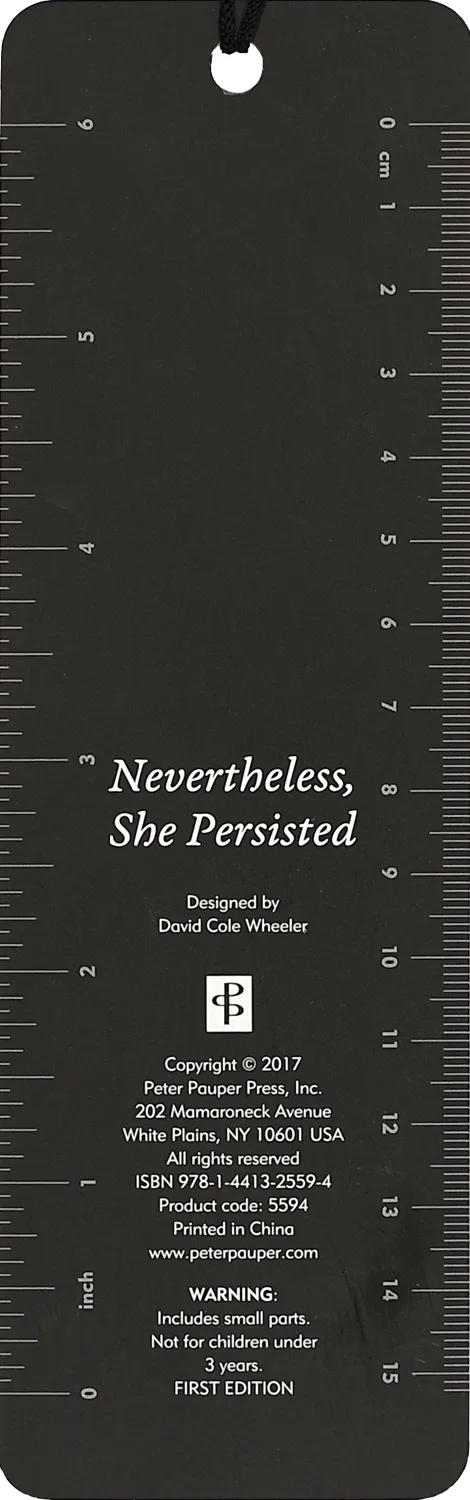 Peter Pauper Press Nevertheless, She Persisted Beaded Bookmark bokmerke