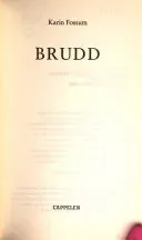 Bokia Brudd bok Karin Fossum pent brukt