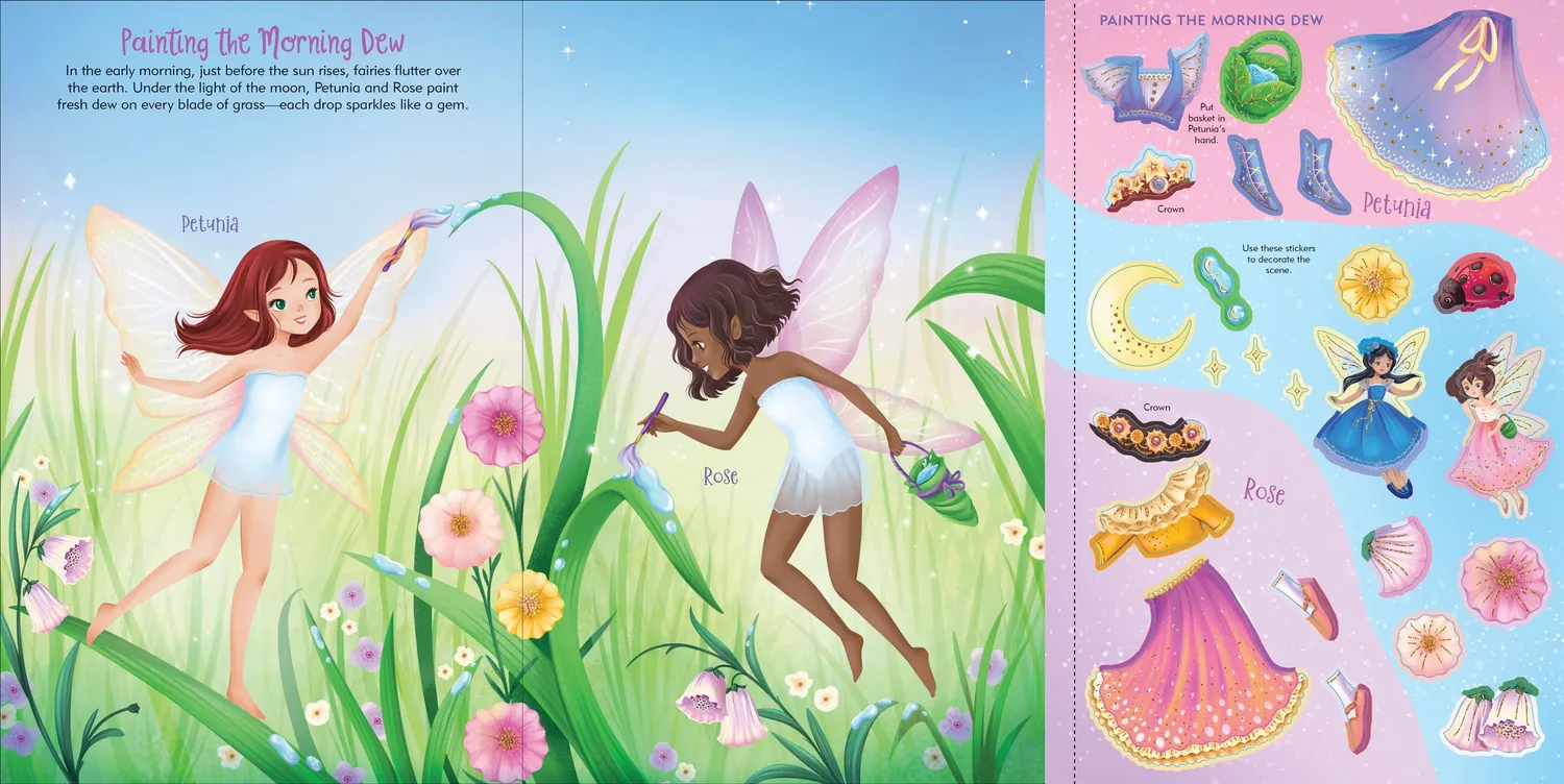 Peter Pauper Press Fairies klistremerkebok 200 stk