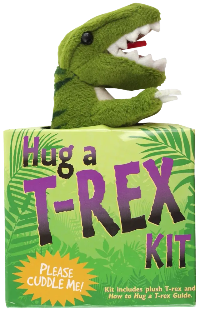 Peter Pauper Press Hug a T-Rex kosedyrsett med bok
