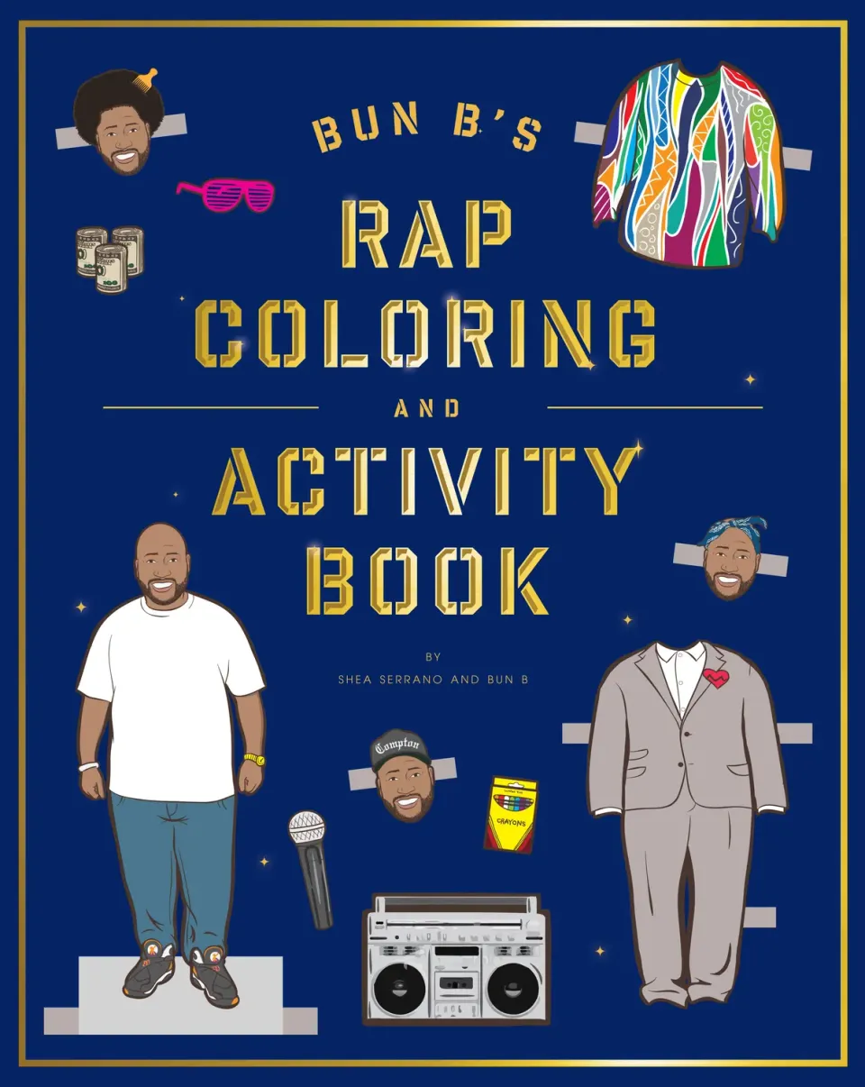 Abrams Bun B's Rap Coloring and Activity Book fargeleggingsbok 48 sider