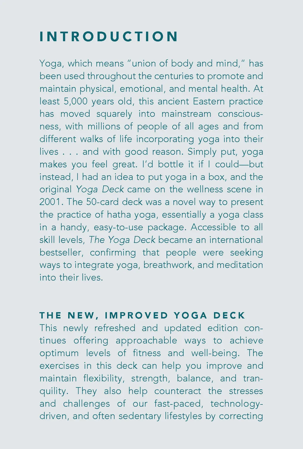 Chronicle The Yoga Deck kortstokk 50 yogakort gave