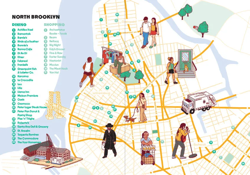 Abrams and Chronicle Eater Guide New York City pocket matguide