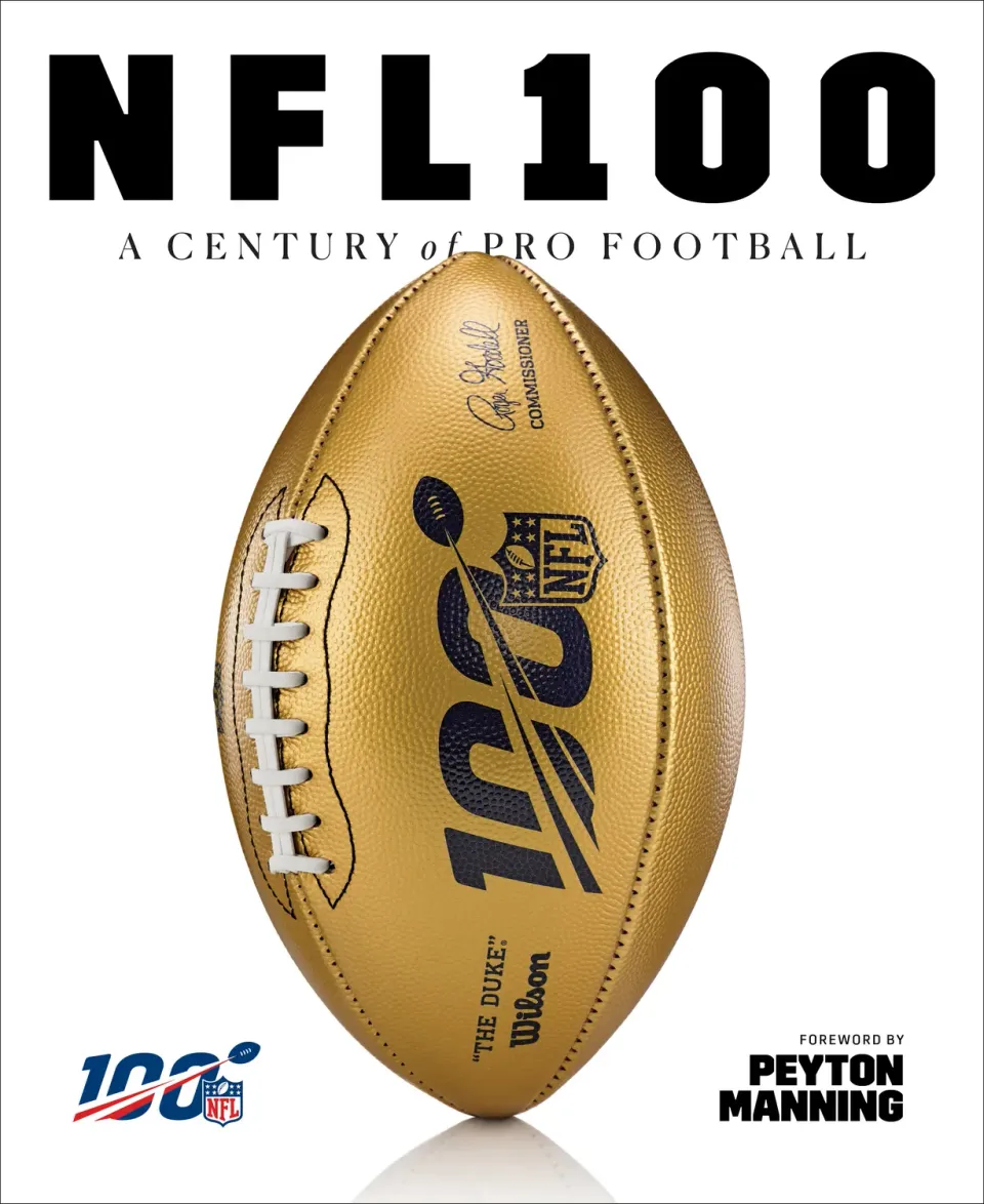Abrams and Chronicle NFL 100 fotballbok innbundet sportshistorie