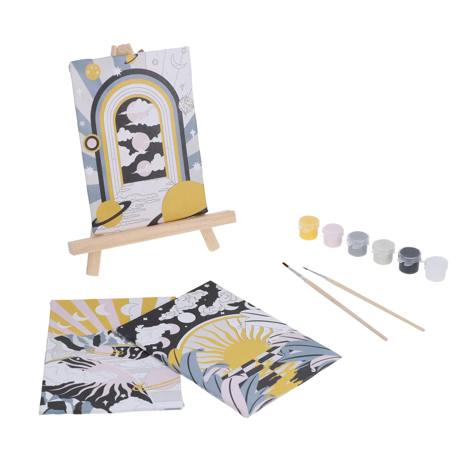 Mindful Crafts Celestial mal etter nummer sett