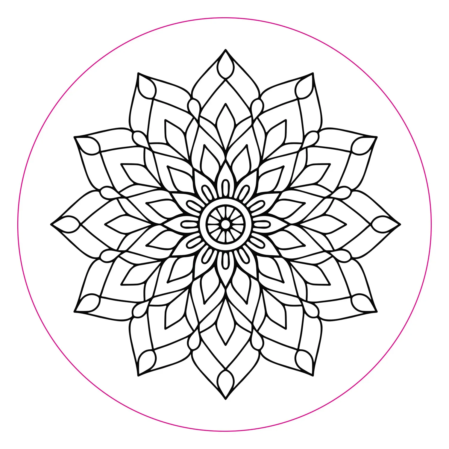 Peter Pauper Press Mandalas broderimønster strykeoverføring 10 stk