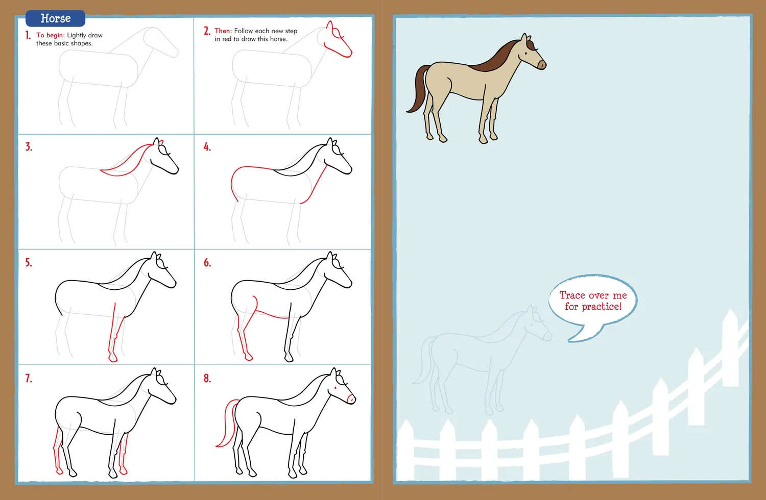 Peter Pauper Press Learn to Draw Pets tegnebok 48 sider