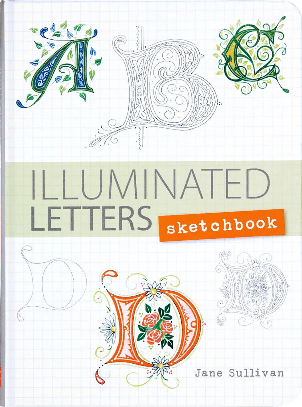 Peter Pauper Press Illuminated Letters skissebok kalligrafi