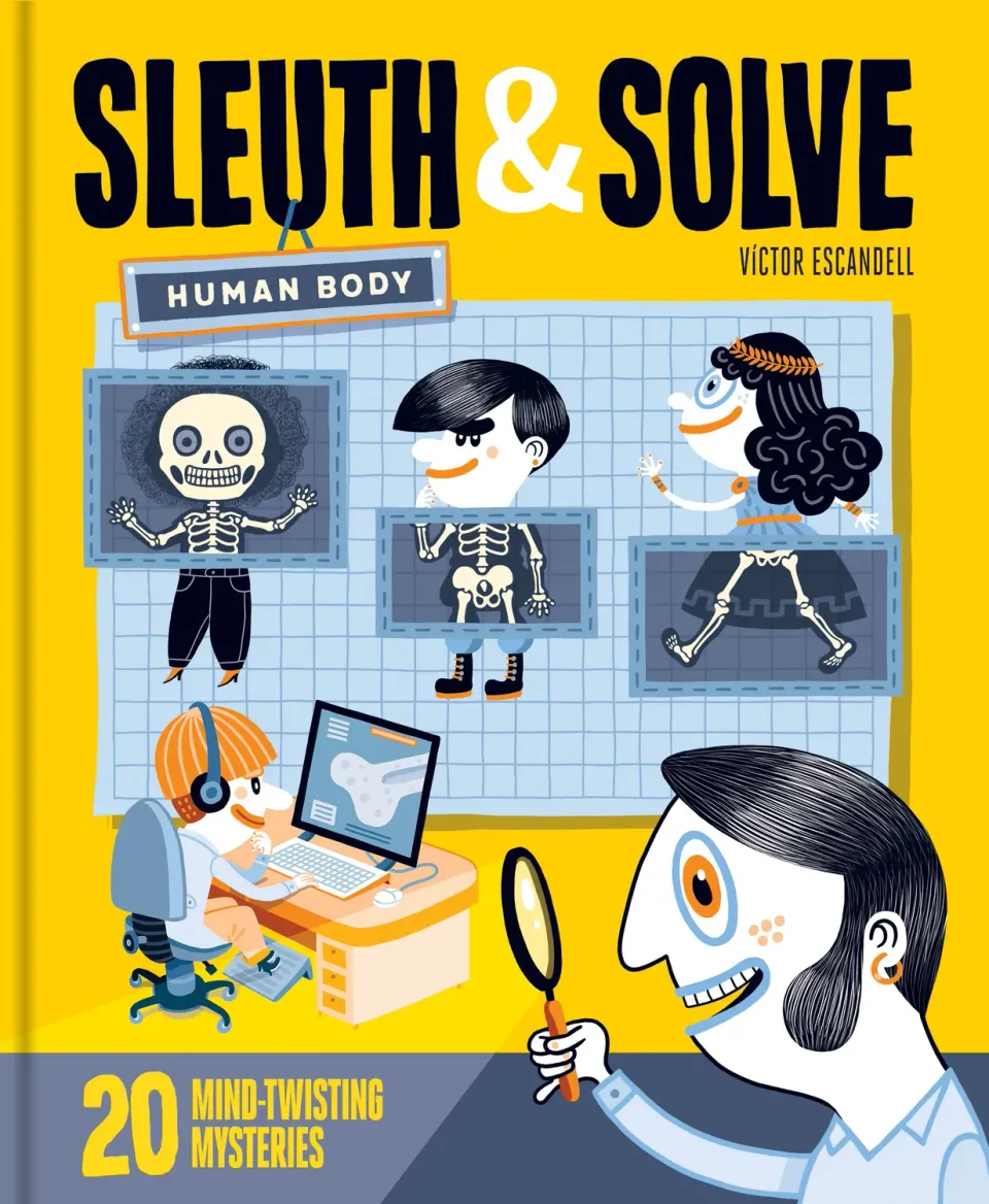 Abrams and Chronicle Sleuth & Solve Human Body bok innbundet barn