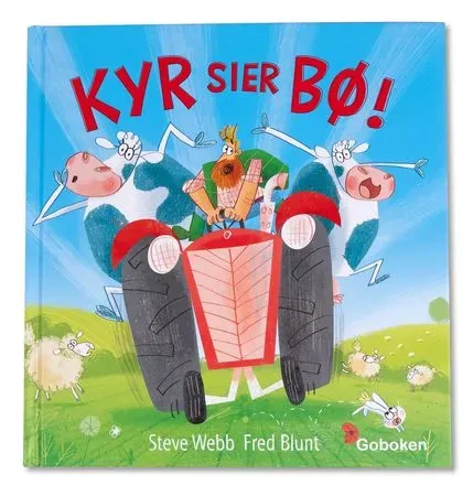 Bokia Kyr sier bø! bok innbundet barn brukt