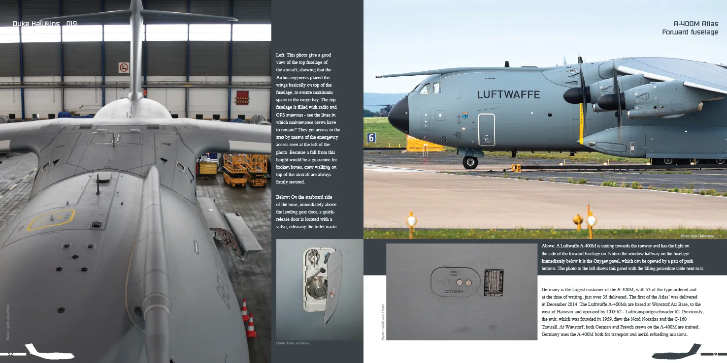 Duke Hawkins Airbus A400M Atlas bok transportfly