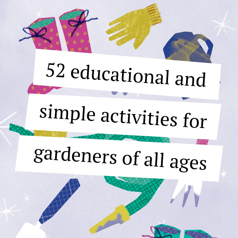 52 Family Gardening Activities kortstokk hage barn