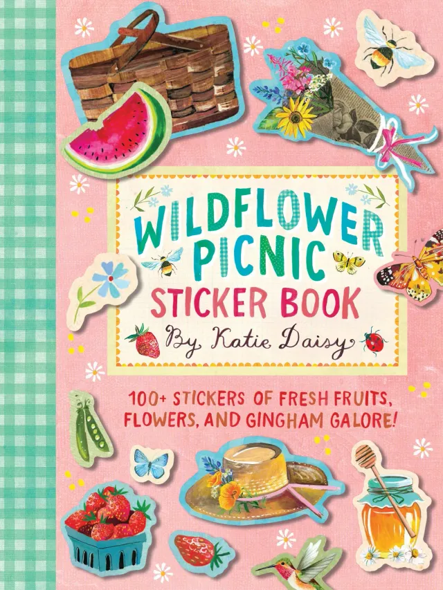 Chronicle Books Wildflower Picnic klistremerkebok 100+