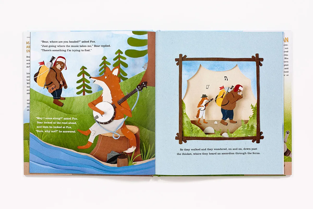 Abrams One Bear Extraordinaire barnebok innbundet musikk