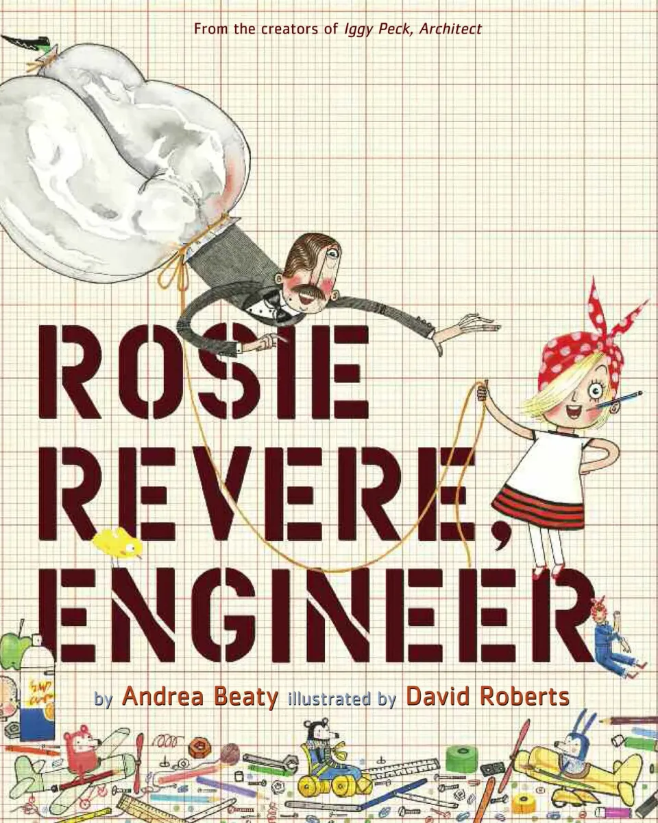 Abrams Rosie Revere Engineer bildebok innbundet barn